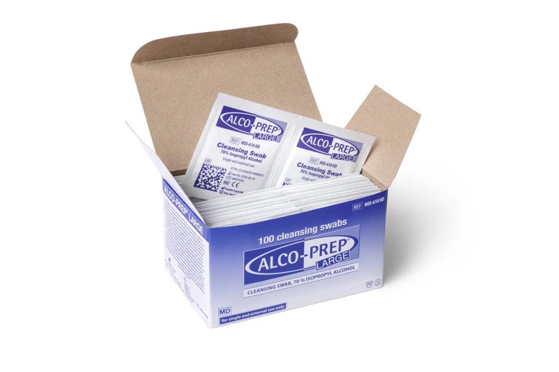 Alco-Prep Pre-Injektions-Reinigungstupfer 