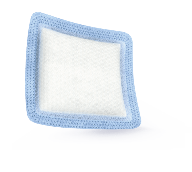 Vliwasorb sensitive superabsorbierender Silikon-Wundverband 